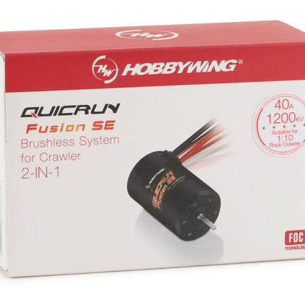 Hobbywing QuicRun Fusion SE FOC 2-in-1 Crawler Brushless ESC & Motor System (1200kV) (540 Spec) 30404318