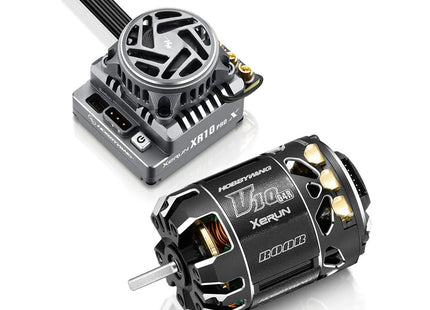 Hobbywing XR10 Pro G3X Stock Spec Sensored Brushless ESC/V10 G4R Motor Combo (21.5T) 38020456