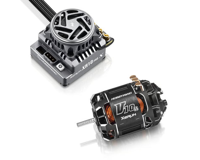 Hobbywing XR10 Pro G3X Stock Spec Sensored Brushless ESC & V10 G5 17.5T Motor Combo (Torque) 38020813