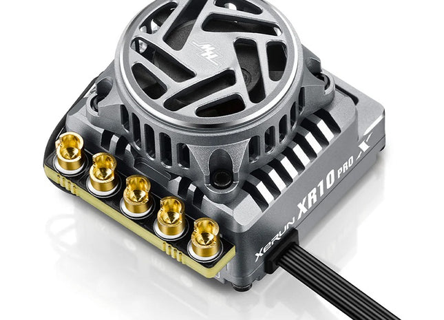 Hobbywing XR10 Pro G3X Stock Spec 160A Sensored ESC – Titanium Grey - 30112620