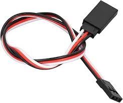 Boof RC Male to Female Servo Extension Wire – Multiple Lengths (100mm / 150mm / 200mm / 300mm)