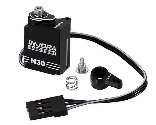 Injora SCX30 N30 Nano High Torque Metal Gear Aluminum Servo w/Servo Saver INJS-N30