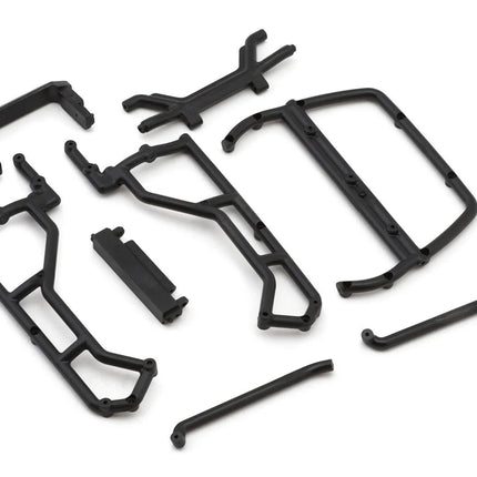 Injora IR60 Pickup 1/18 Pre-Painted Hard Body Set for Traxxas TRX-4M (White) w/Bed Rack & LED Lights IR60-PW