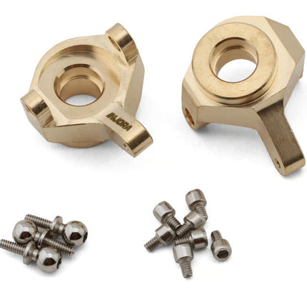 INJORA Axial SCX24 Brass Steering Knuckles – 8g Each (2) (INJSCX24-08)
