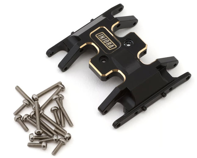 INJORA Axial SCX24 Brass Skid Plate – Black 15g (SCX24-111BK)