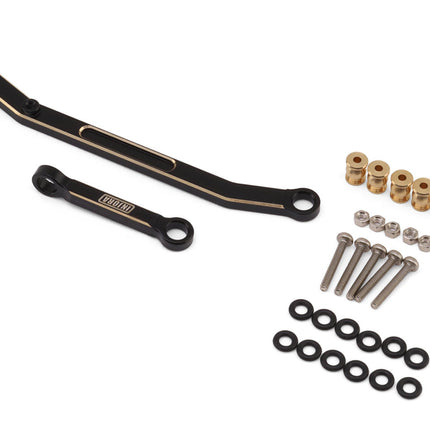 Injora Axial SCX24 Brass Steering Links Set – Black – SCX24-50BK