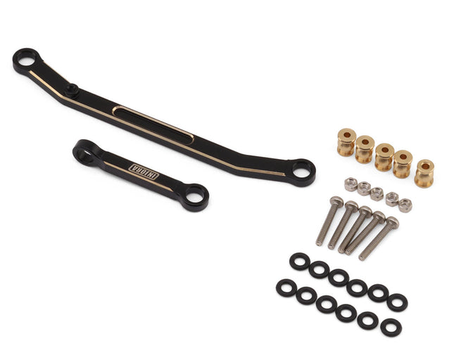 Injora Axial SCX24 Brass Steering Links Set – Black – SCX24-50BK