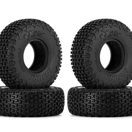 Injora Axial SCX30 0.7" XHX Pin Micro Rock Crawler Tires – S5 (4) – INJT7021