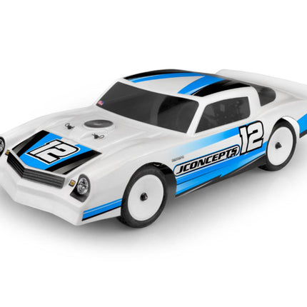 JConcepts 1978 Chevy Camaro Street Stock Dirt Oval Body (Clear) 0395