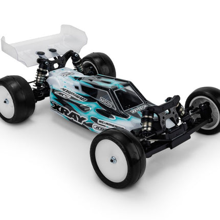 JConcepts XRAY XB2 2024 "F2" Clear Buggy Body w/Two Wings