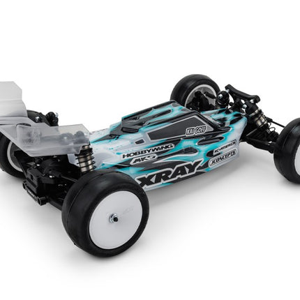JConcepts XRAY XB2 2024 "F2" Clear Buggy Body w/Two Wings