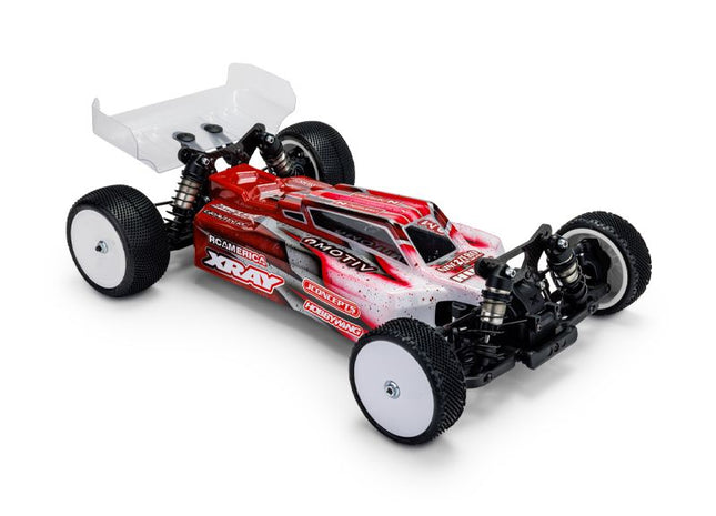 JConcepts XRAY XB4 2024 "F2" Lightweight Clear Buggy Body w/Two Wings