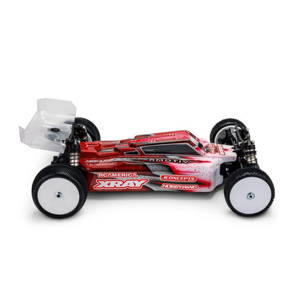 JConcepts XRAY XB4 2024 "F2" Lightweight Clear Buggy Body w/Two Wings