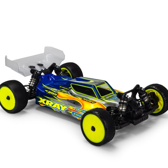 JConcepts XRAY XB4 2024 "S15" Lightweight Clear Buggy Body w/Two Wings