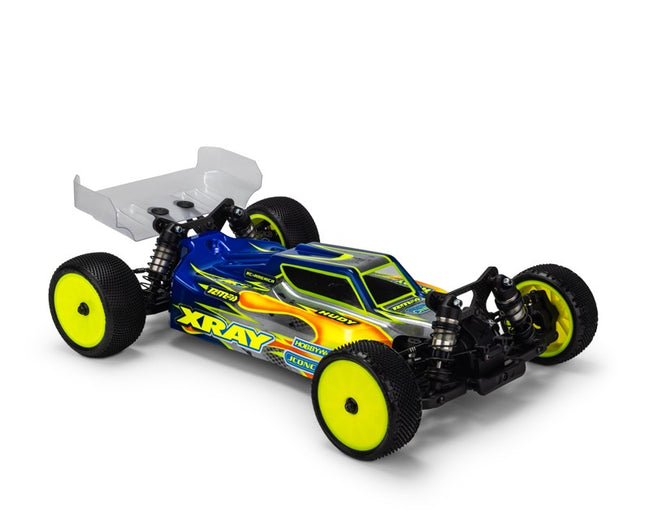 JConcepts XRAY XB4 2024 "S15" Lightweight Clear Buggy Body w/Two Wings