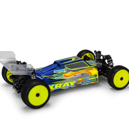 JConcepts XRAY XB4 2024 "S15" Lightweight Clear Buggy Body w/Two Wings