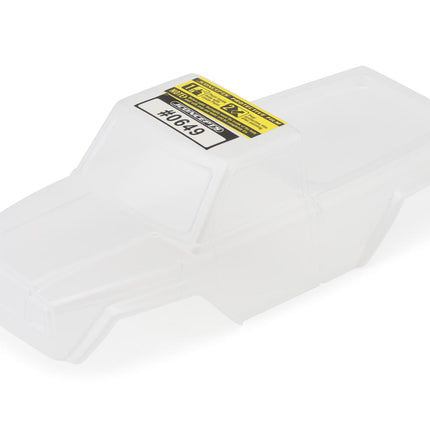 JConcepts SCX24 Warlord "Tucked" Pre-Trimmed Crawler Body (Clear) (5.2") 0649