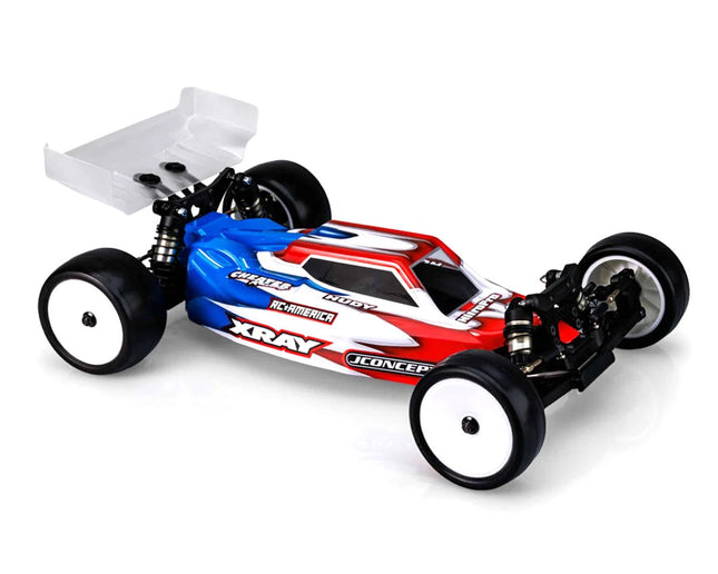 JConcepts XRAY XB2 2025 “S15” 1/10 Buggy Body (Clear) w/ Two Wings – 0692