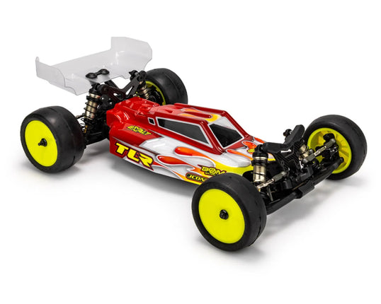 JConcepts TLR 22X “F2” 1/10 Buggy Body w/Aero Wing (Clear)  0707 (Standard) | 0707L (Lightweight)
