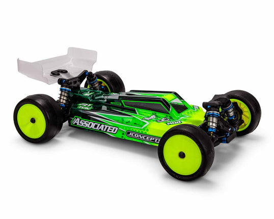 JConcepts Team Associated RC10B84 “F2” 1/10 4WD Buggy Body w/ Turf Wing (Clear)  SKU: JC0715 (Standard) / JC0715L (Lightweight)