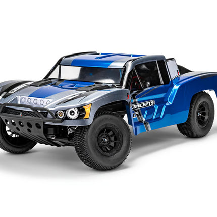 JConcepts F2 SCT 1/10 Pre-Trimmed Short Course Truck Body for Traxxas Slash – Clear, Clipless Mounting (JCO0729)