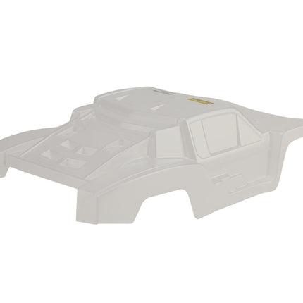 JConcepts F2 SCT 1/10 Pre-Trimmed Short Course Truck Body for Traxxas Slash – Clear, Clipless Mounting (JCO0729)
