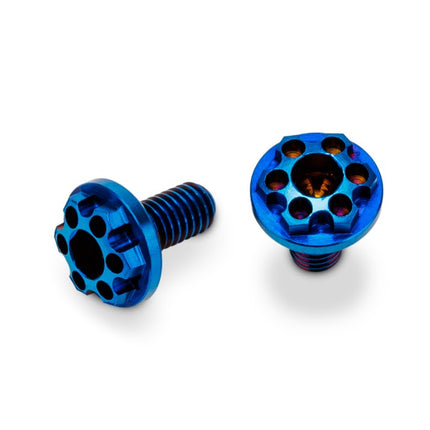 JConcepts 3x6mm Finnisher Titanium Motor Screws (Blue or Black) (2) (2549-1 / 2549-2)