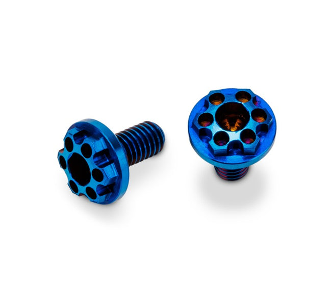 JConcepts 3x6mm Finnisher Titanium Motor Screws (Blue or Black) (2) (2549-1 / 2549-2)