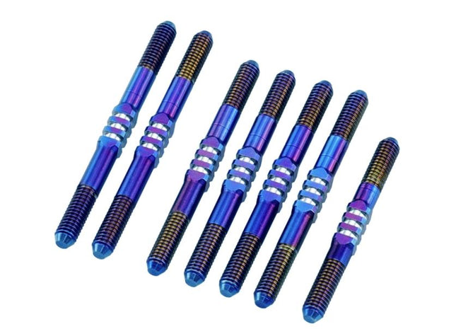 JConcepts RC10 B74.2 Fin Titanium Turnbuckle Set (Black or Burnt Blue) 2802