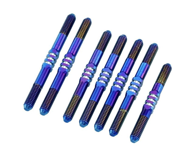 JConcepts RC10 B74.2 Fin Titanium Turnbuckle Set (Black or Burnt Blue) 2802