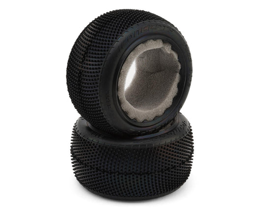 JConcepts Fuzz Bite LP 2.2" Rear Buggy Carpet Tires (Purple) (2) 3152-011