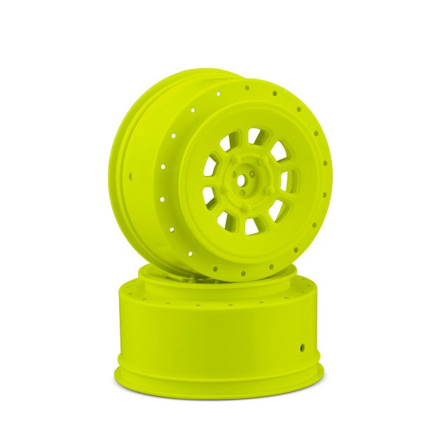 JConcepts 9-Shot Short Course Wheels w/3mm Offset (2) w/12mm Hex