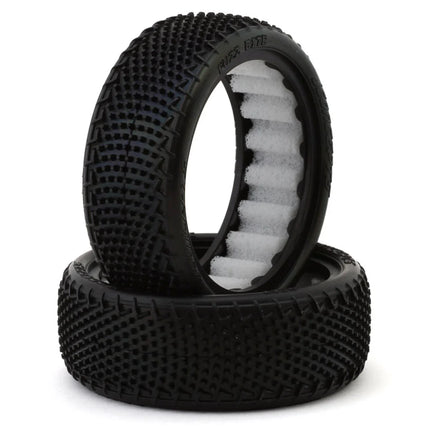 JConcepts Fuzz Bite Wide 2.2" 2WD Front Buggy Carpet Tires (2) (Purple) JCO4061-011