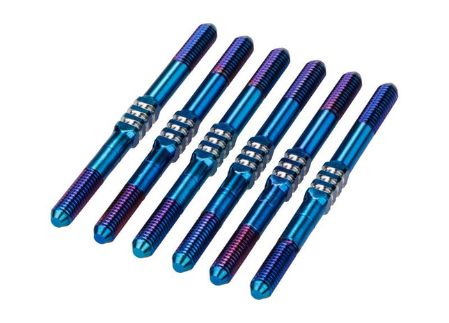 JConcepts RC10B7/B7D Fin Titanium Turnbuckle Set (Burnt Blue or Black) – 5136-1 / 5136-2