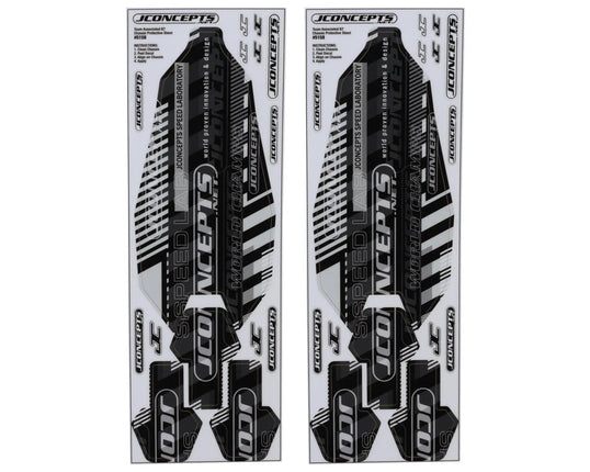 JConcepts RC10B7 Pre-Cut Chassis Protective Sheets (2) (5158)