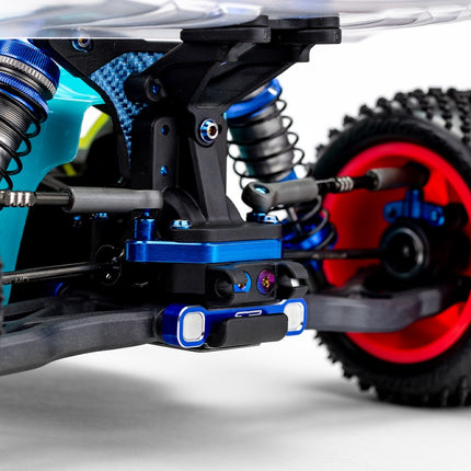 JConcepts RC10B7/B7D Aluminum HRC "D Block" Arm Mount – 5200-1 / 5200-2 (Blue or Black)