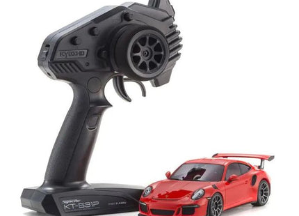 Kyosho Mini-Z RWD Porsche 911 GT3 RS MR-04 Readyset (Lava Orange)