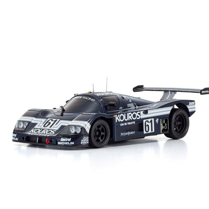 Kyosho MR-04 RWD Mini-Z ReadySet w/ Sauber Mercedes C9 1988 Body (Blue)  Part # 32362KR