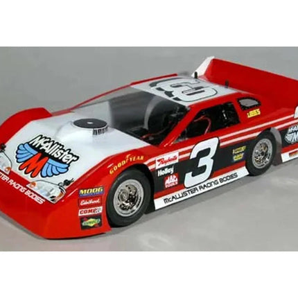 McAllister Racing Batesville 1/18 Late Model Body (Clear) .030 – MCA259