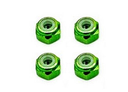 MARKA RACING Aluminum 2 mm Wheel Lock Nut (4 pcs)  SKU: MRK-2388GR