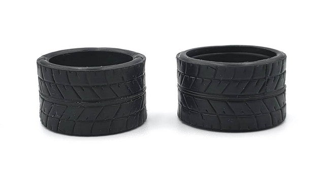 Marka V1 Mini-Z RCP Rubber Rear Radial Tire 14mm 15° Medium (2) – MZR-V1RR15-14