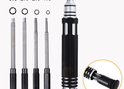 BOOF RC 4-in-1 Hex Driver Tool – 1.5 / 2.0 / 2.5 / 3.0mm Part #: BFYZH007