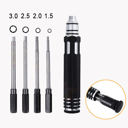 BOOF RC 4-in-1 Hex Driver Tool – 1.5 / 2.0 / 2.5 / 3.0mm Part #: BFYZH007
