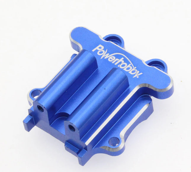 Powerhobby Aluminum Front Gear Box – NASCAR / Arrma Grom – Black / Red / Blue (PHB6565)
