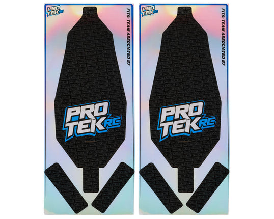 ProTek RC Team Associated B7 Chassis Protectors – Holographic Black (2) (PTK-1227)