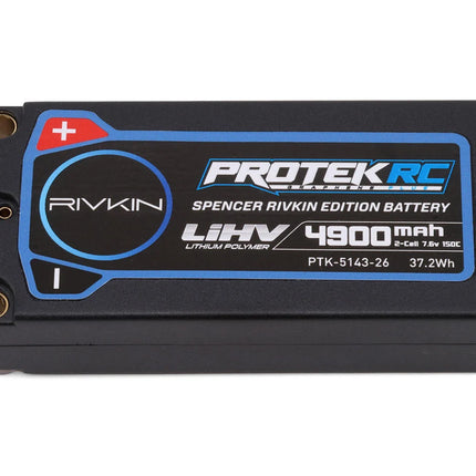 ProTek RC Spencer Rivkin 2S 150C SG3 HV ULCG Shorty LiPo Battery (7.6V/4900mAh) – PTK-5143-26