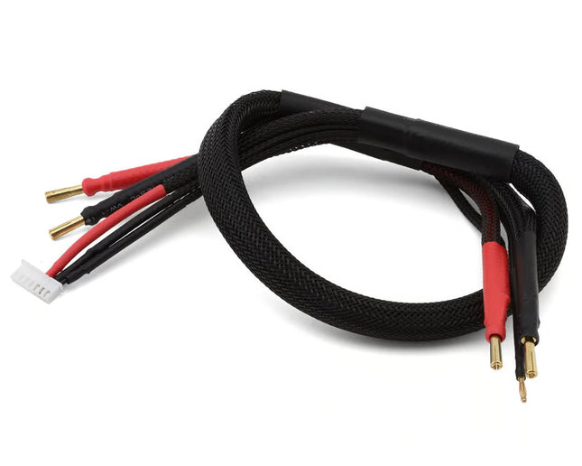ProTek RC 2S High Current Charge/Balance Adapter (4mm to 4mm Solid Bullets) (10AWG Wire) (24") V1 (PTK-5373)