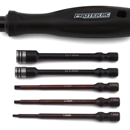 ProTek RC "TruTorque" 5-Piece 1/4" Drive Hex & Nut Driver Set PTK-8462