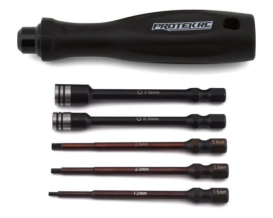 ProTek RC "TruTorque" 5-Piece 1/4" Drive Hex & Nut Driver Set PTK-8462