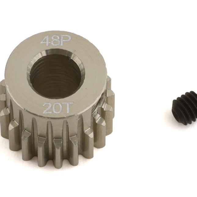 ProTek RC 48P Lightweight Hard Anodized Aluminum Pinion Gear (5mm Bore) – 20T to 40T